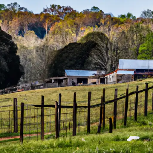 Rural homes in Shelby, Tennessee