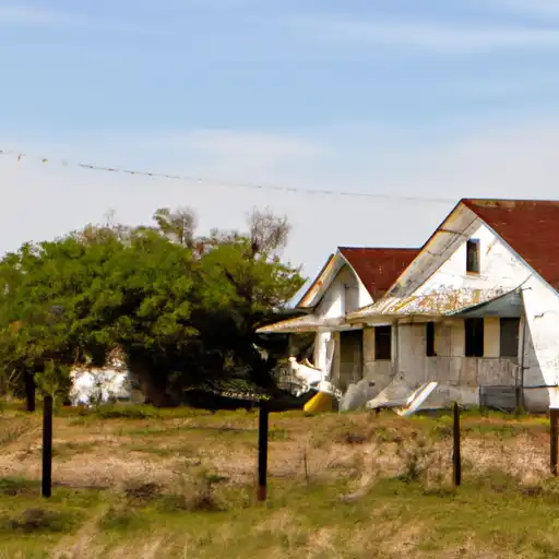 Rural homes in Andrews, Texas