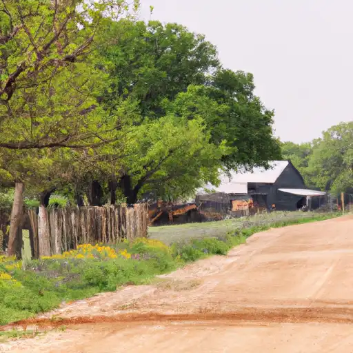 Rural homes in Bailey, Texas