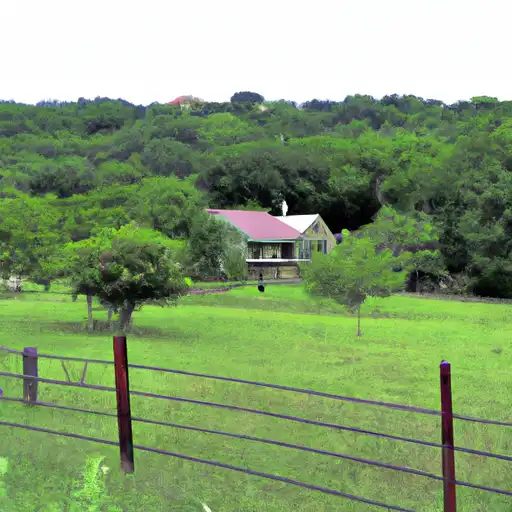 Rural homes in Bandera, Texas