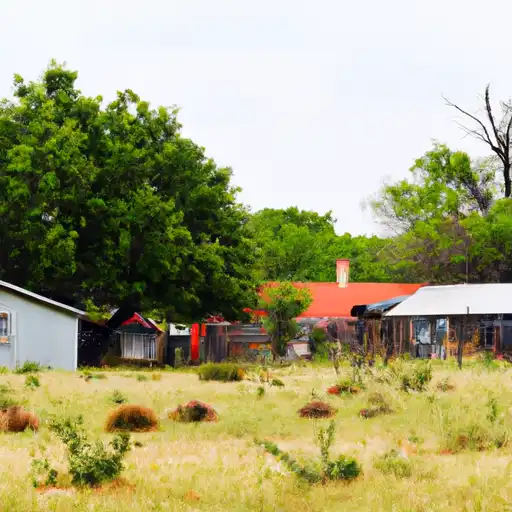 Rural homes in Borden, Texas
