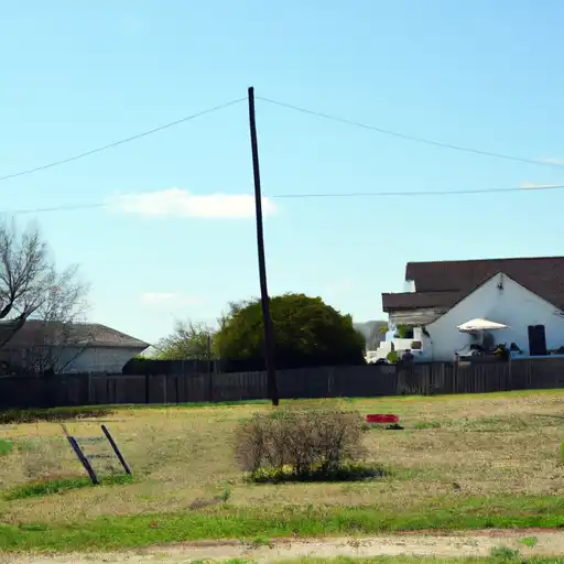 Rural homes in Burleson, Texas