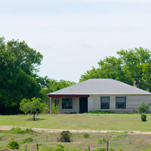 Rural homes in Caldwell, Texas