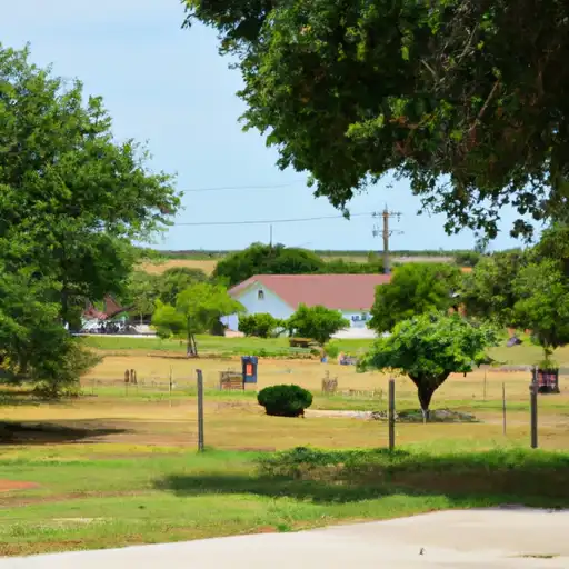 Rural homes in Calhoun, Texas
