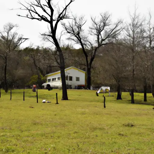 Rural homes in Camp, Texas