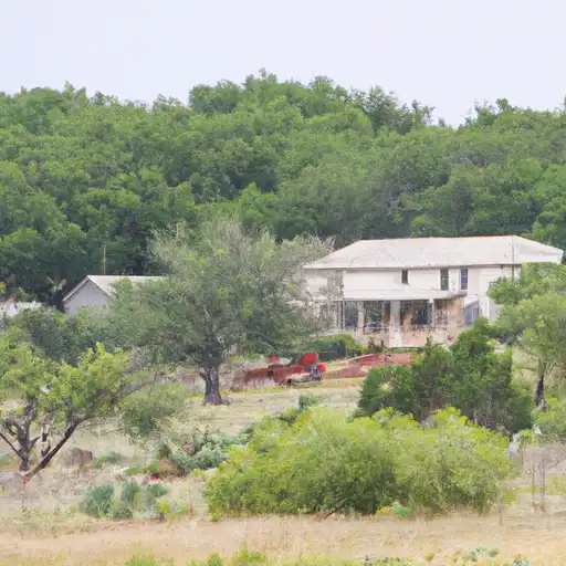 Rural homes in Childress, Texas