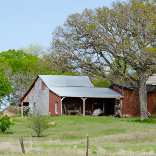 Rural homes in Cottle, Texas