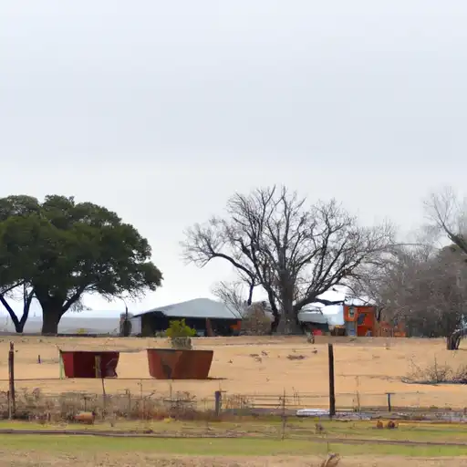 Rural homes in Crane, Texas