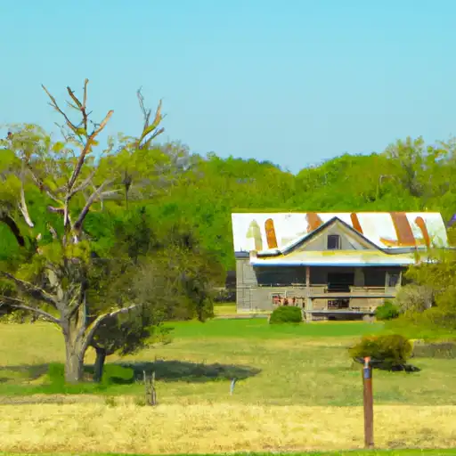 Rural homes in Crosby, Texas