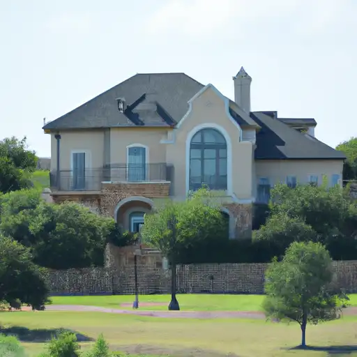 Rural homes in Denton, Texas