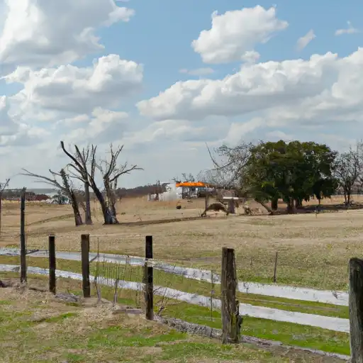 Rural homes in Dickens, Texas