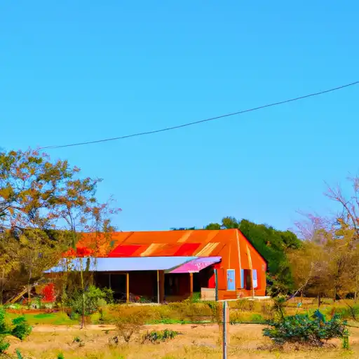 Rural homes in Erath, Texas