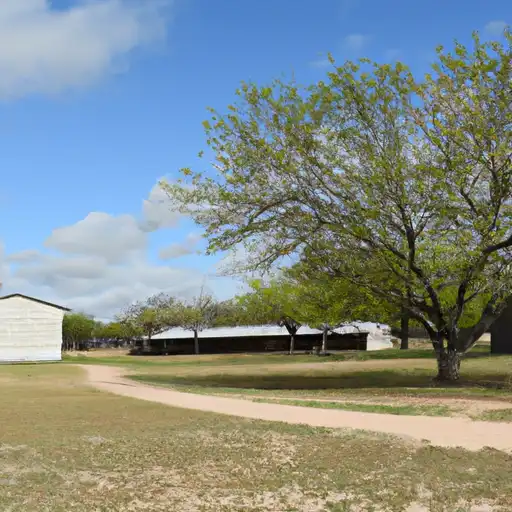 Rural homes in Fisher, Texas
