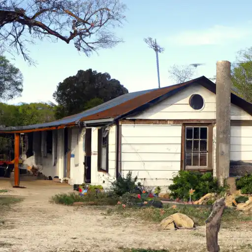Rural homes in Frio, Texas