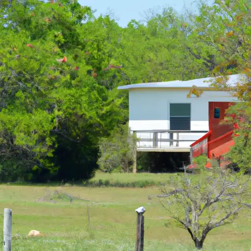 Rural homes in Hays, Texas