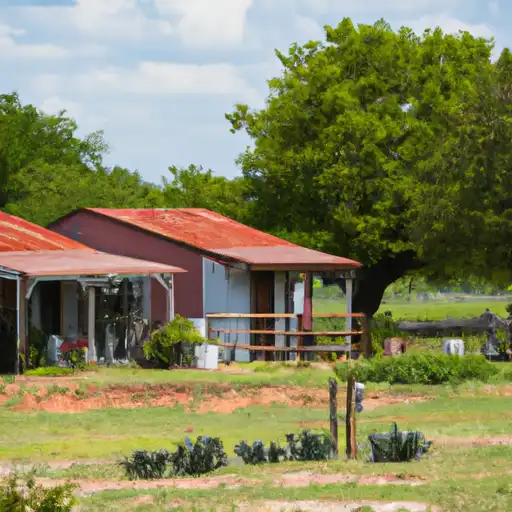Rural homes in Howard, Texas
