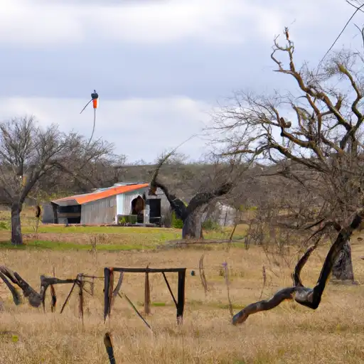 Rural homes in Hunt, Texas