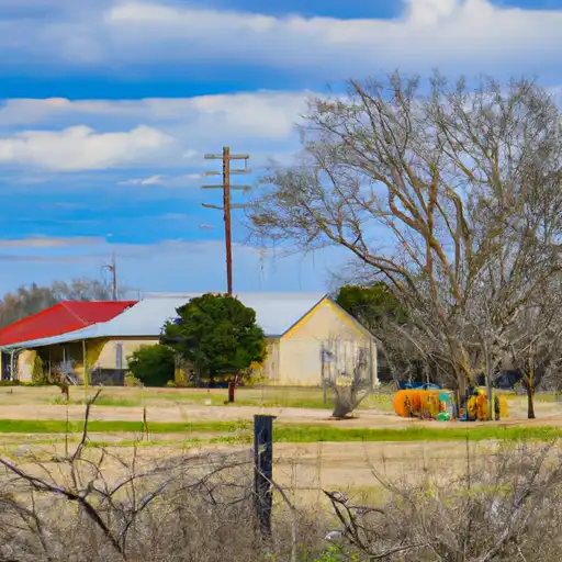 Rural homes in Irion, Texas