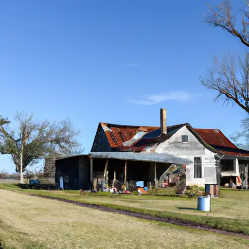 Rural homes in Jasper, Texas