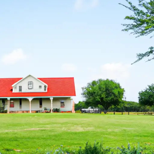Rural homes in Jones, Texas