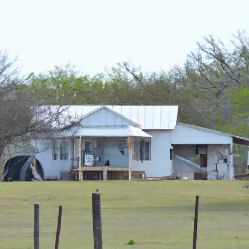 Rural homes in Kaufman, Texas