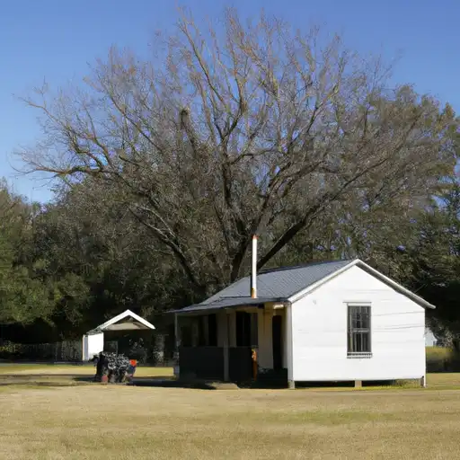 Rural homes in King, Texas