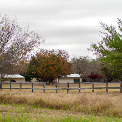 Rural homes in Kinney, Texas