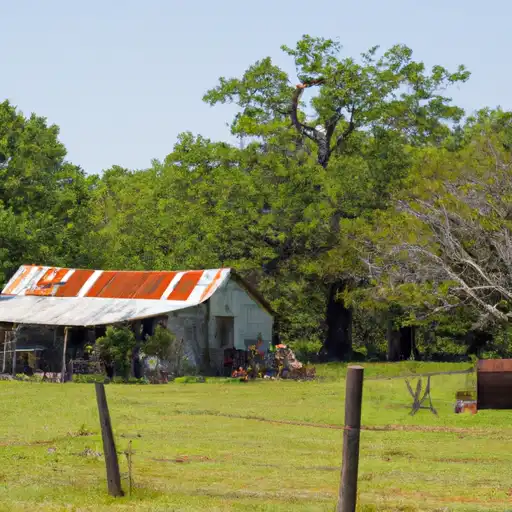 Rural homes in Lamar, Texas