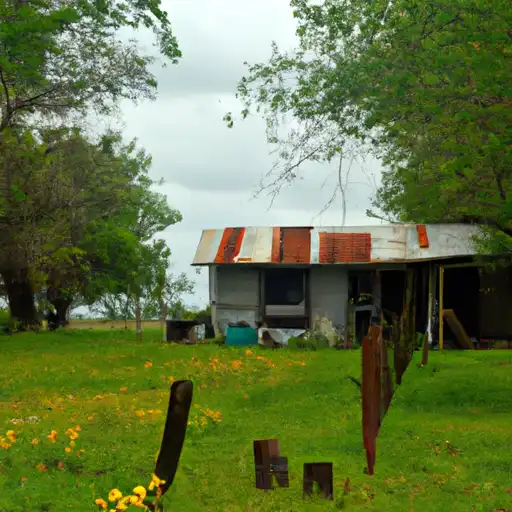 Rural homes in Limestone, Texas