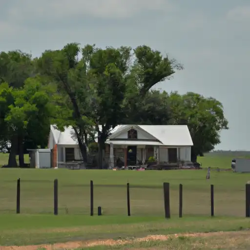 Rural homes in Lipscomb, Texas