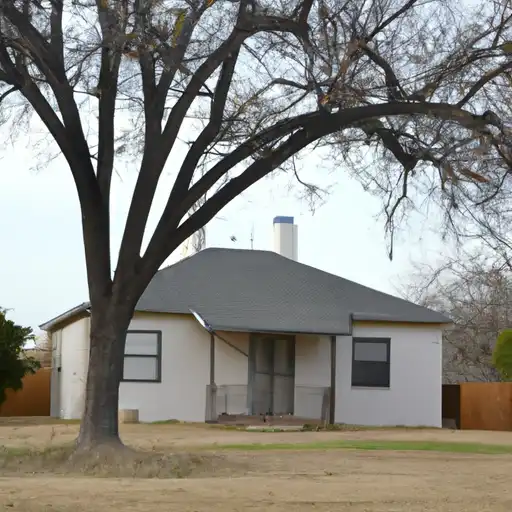 Rural homes in Midland, Texas