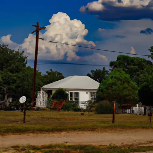 Rural homes in Mitchell, Texas