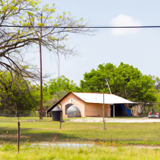 Rural homes in Montague, Texas