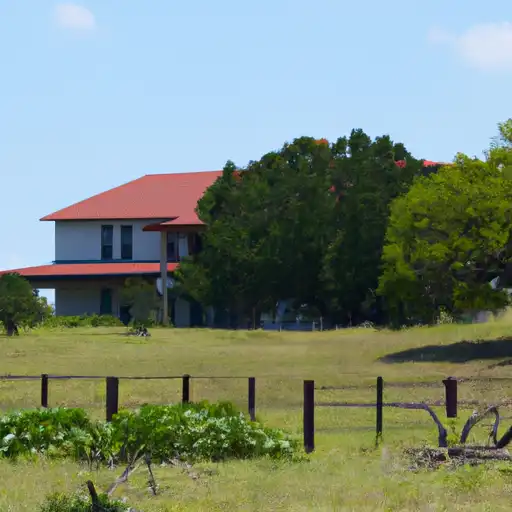 Rural homes in Parker, Texas