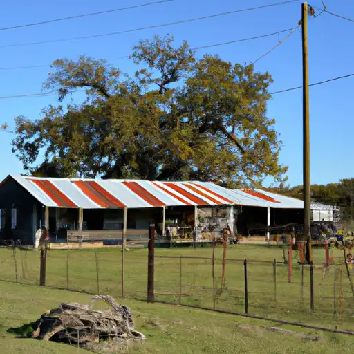 Rural homes in Reagan, Texas