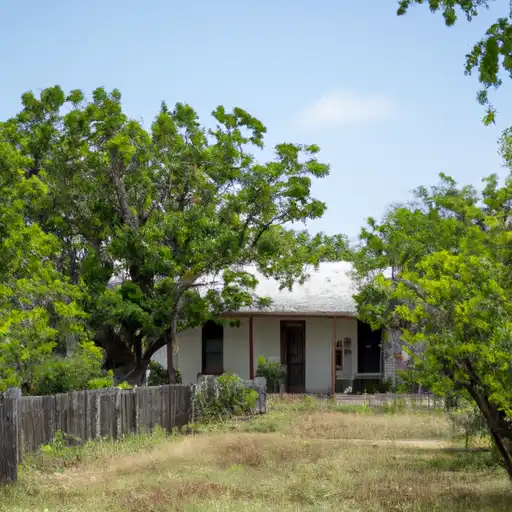 Rural homes in Refugio, Texas