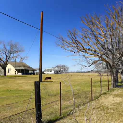 Rural homes in Roberts, Texas