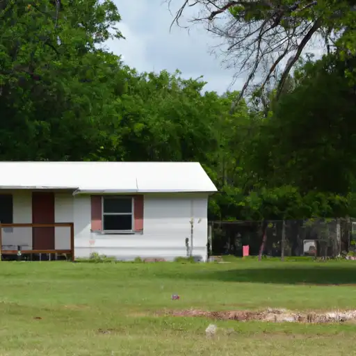 Rural homes in San Jacinto, Texas