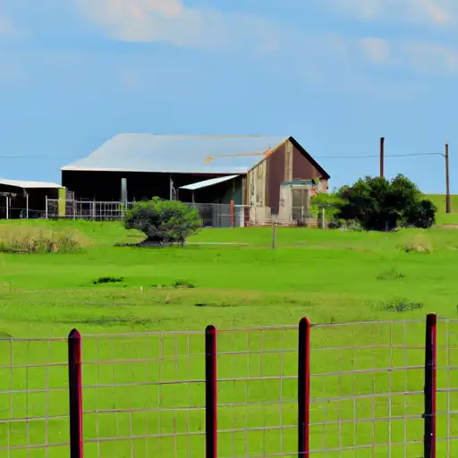 Rural homes in Somervell, Texas