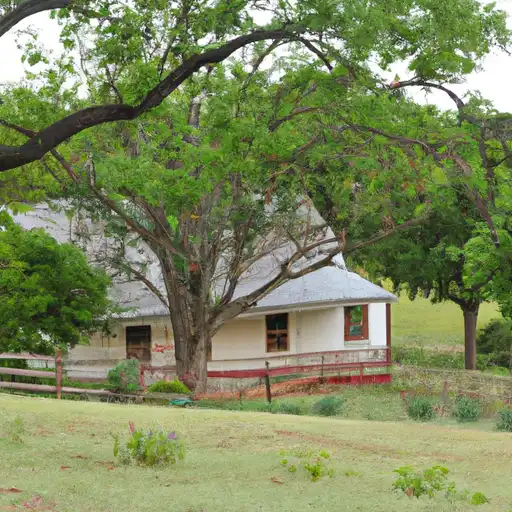 Rural homes in Stonewall, Texas