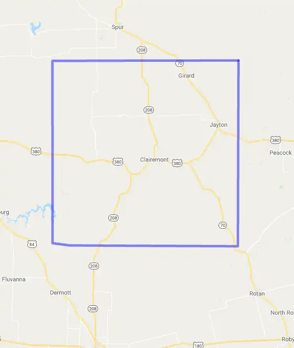 County level USDA loan eligibility boundaries for Kent, Texas