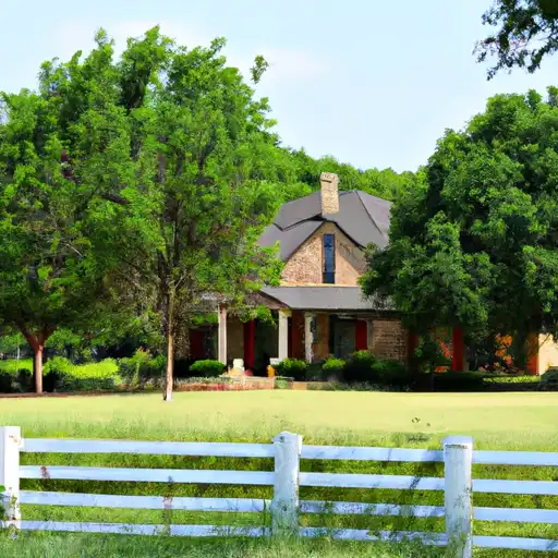 Rural homes in Tarrant, Texas