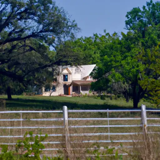 Rural homes in Tyler, Texas