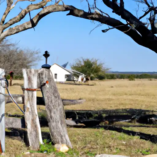 Rural homes in Upton, Texas