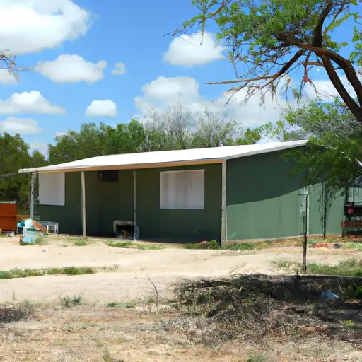 Rural homes in Uvalde, Texas