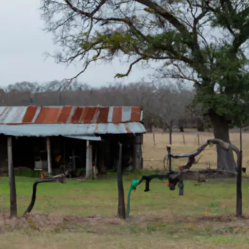 Rural homes in Van Zandt, Texas