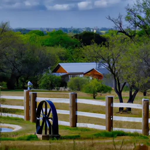 Rural homes in Ward, Texas