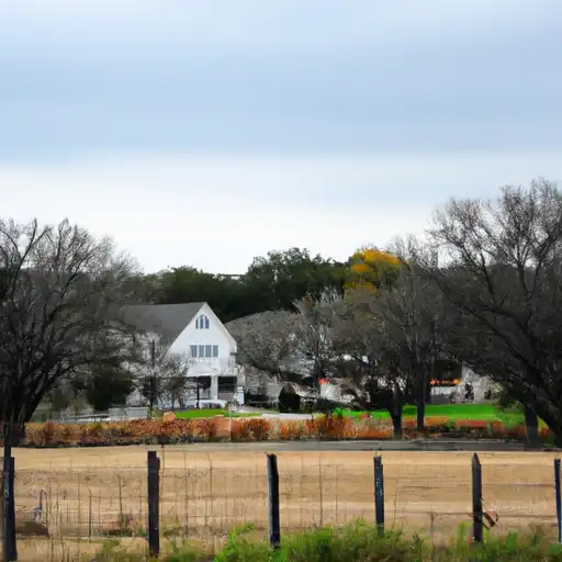 Rural homes in Williamson, Texas