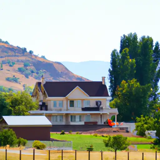 Rural homes in Beaver, Utah