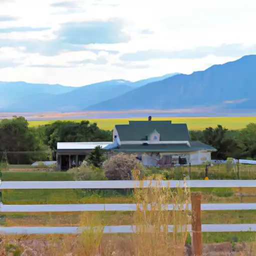 Rural homes in Cache, Utah